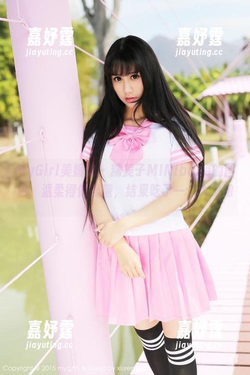 MyGirl美媛馆 - 糯美子MINIbabe的图包，温柔得像蜜糖，结果吃了一个大狗粮。